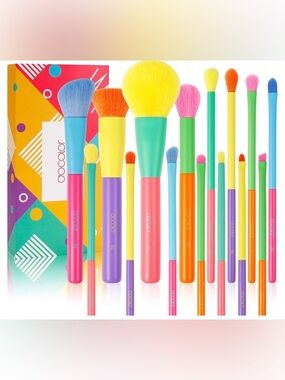 Docolor Colorful Makeup Brush Set